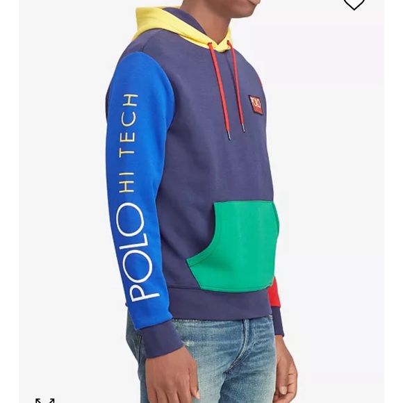 POLO RALPH LAUREN
Men's Hi Tech Color-Blocked Hoodie - Picture 2 of 9